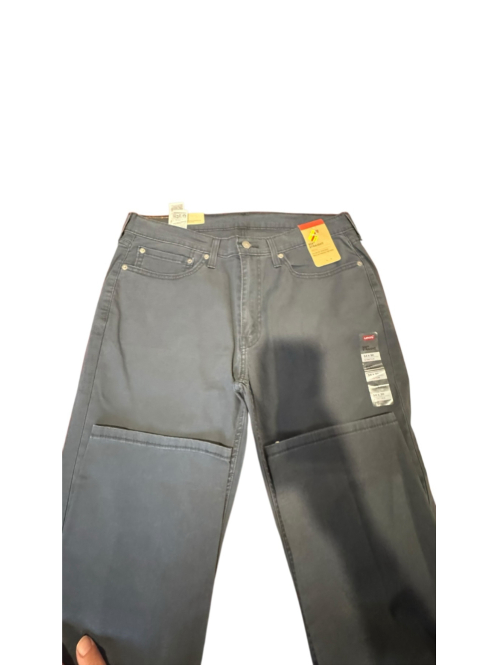 Men's Levi's 514 Slim Straight Jeans Grey Waist 34 x30